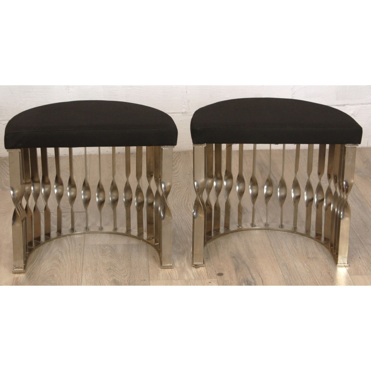 Mandy Vanity Half Moon Stool By Koket