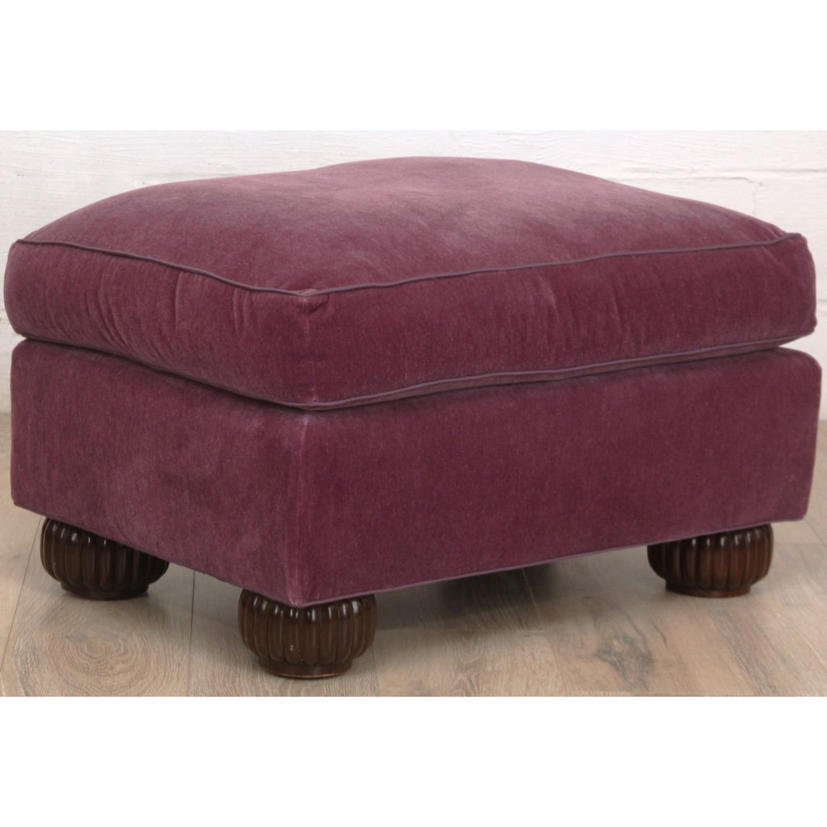 Rose Tarlow Melrose House Ottoman in the style of Émile-Jacques Ruhlmann