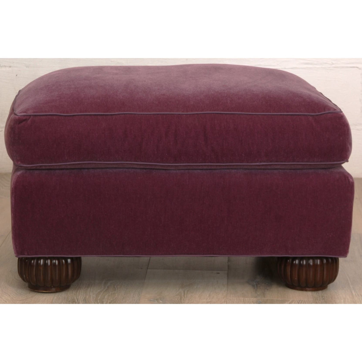 Rose Tarlow Melrose House Ottoman in the style of Émile-Jacques Ruhlmann