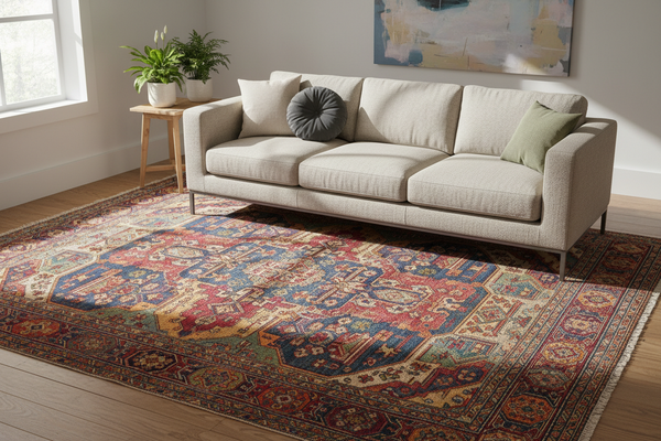 How to Pair a Vintage Rug with Modern Furniture