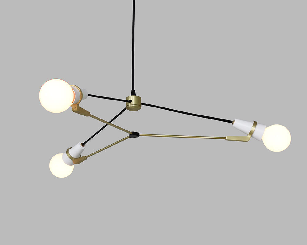 Ravenhill Studio  Church 3 Arm Pendant Light (Brand New- 71 Available)