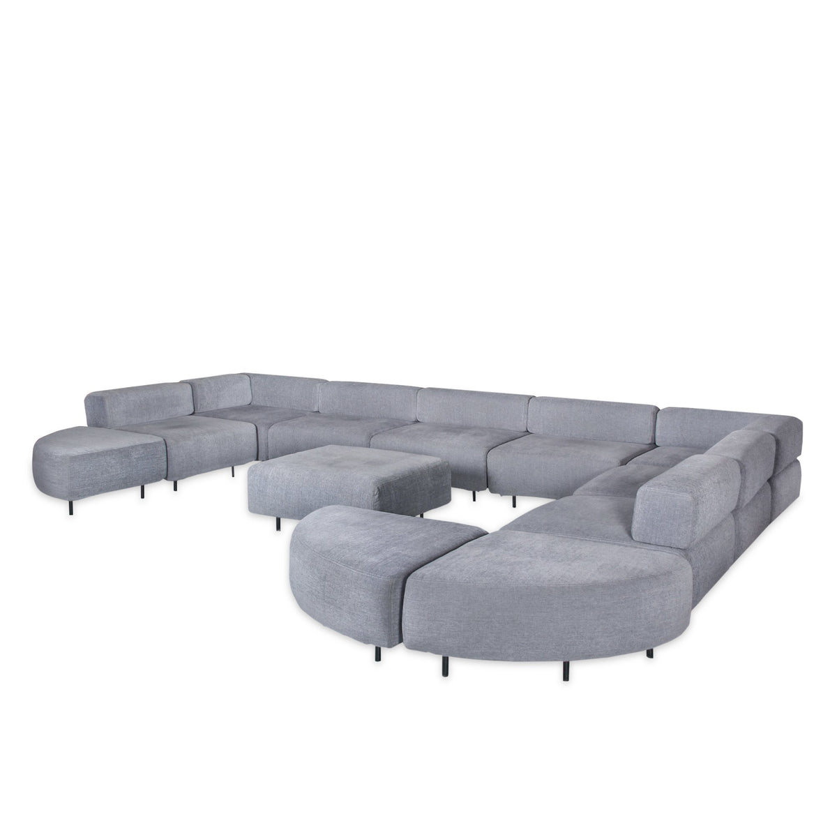 12-Piece Harvey Probber Cubo Sectional Sofa