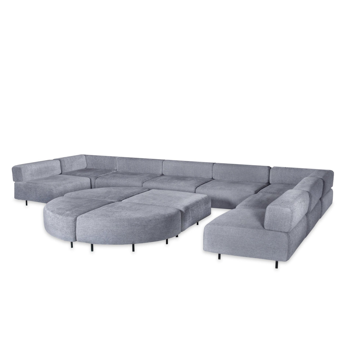 12-Piece Harvey Probber Cubo Sectional Sofa
