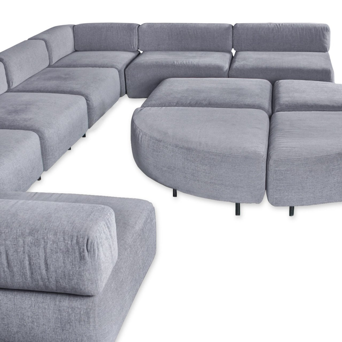 12-Piece Harvey Probber Cubo Sectional Sofa