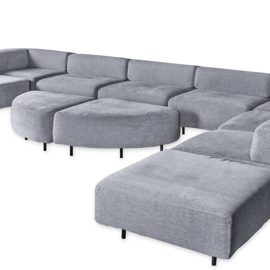 12-Piece Harvey Probber Cubo Sectional Sofa