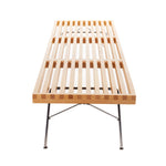 George Nelson Slatted Platform Bench by Herman Miller