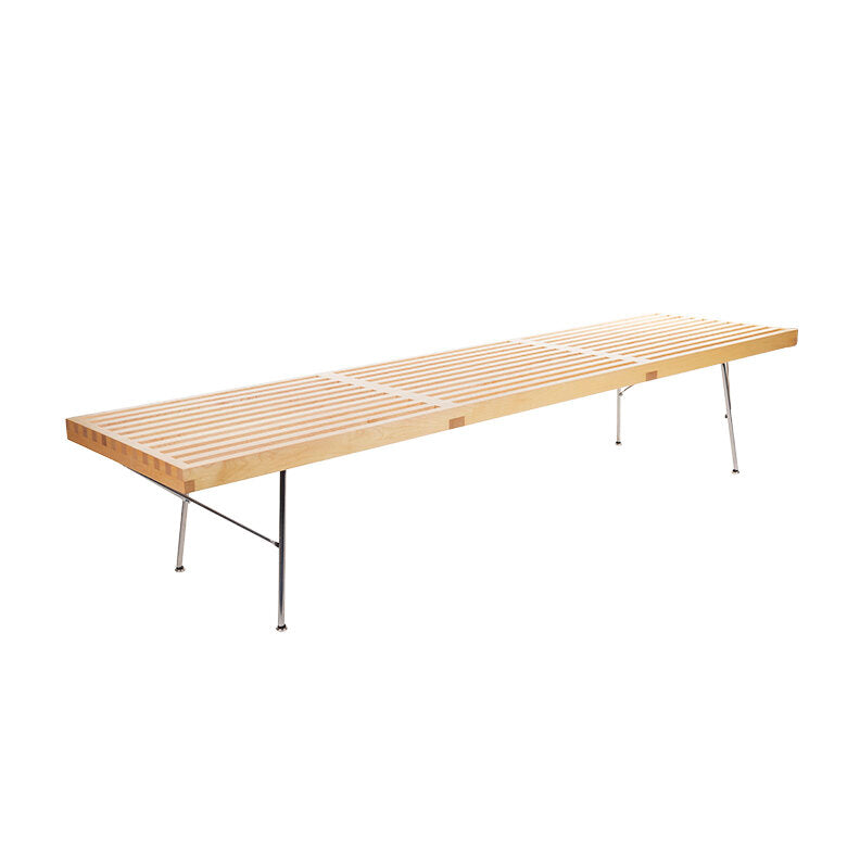 George Nelson Slatted Platform Bench by Herman Miller