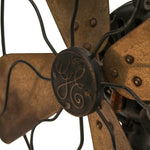General Electric Oscillating Brass Blade Fan, C 1910