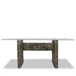 1960s Adrian Pearsall for Craft Associates Brutalist Glass Dining Table