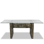1960s Adrian Pearsall for Craft Associates Brutalist Glass Dining Table
