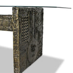 1960s Adrian Pearsall for Craft Associates Brutalist Glass Dining Table