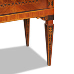 19th C Magglioni Bar Credenza with Walnut Veneer & Marble Top