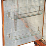 19th C Magglioni Bar Credenza with Walnut Veneer & Marble Top
