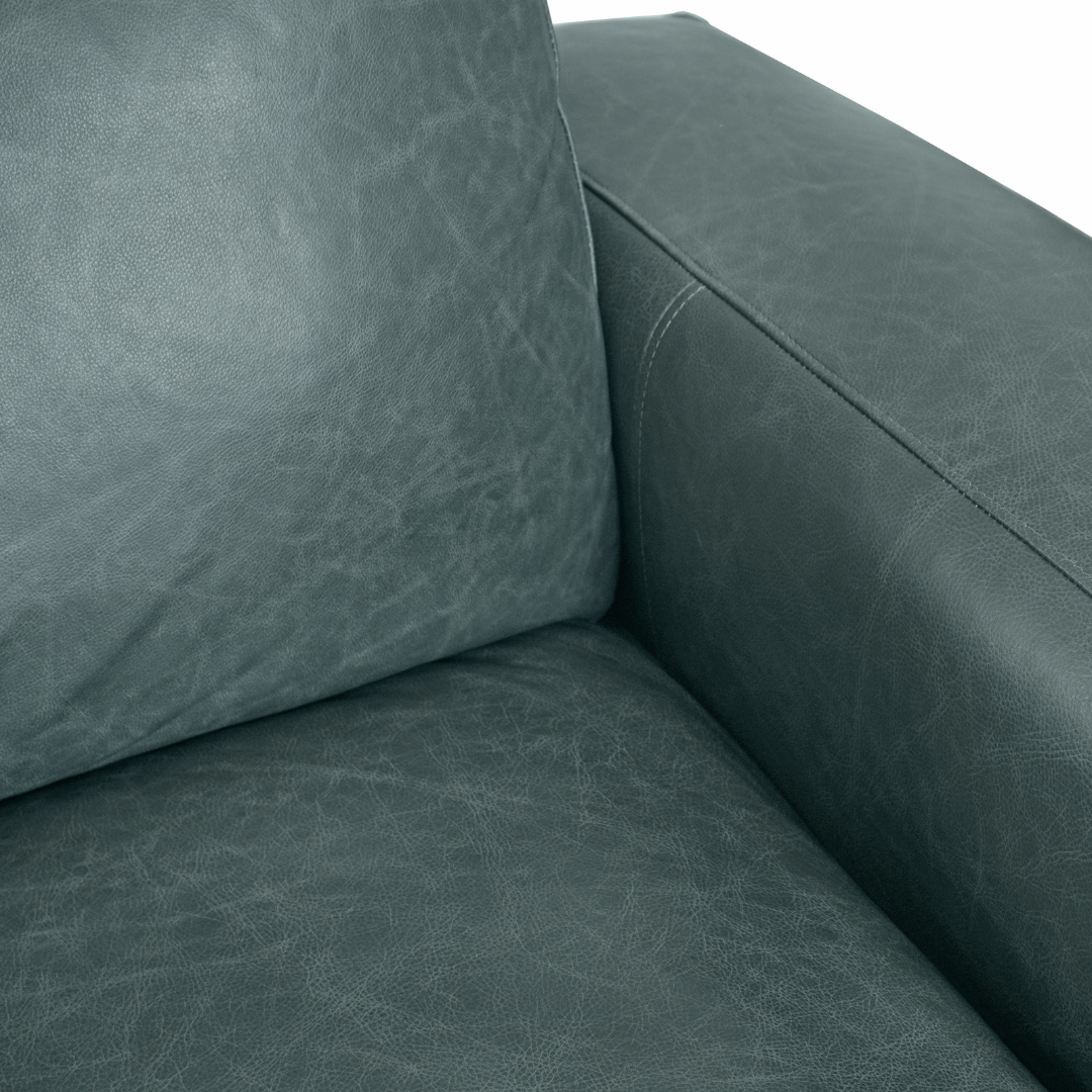 Arhaus Kipton Wide Arm Leather Sofa