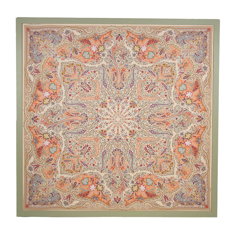 Custom Framed Etro Silk Scarf