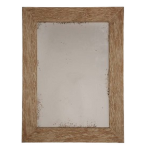 Niermann Weeks Sutton Antiqued Cerused Oak Mirror