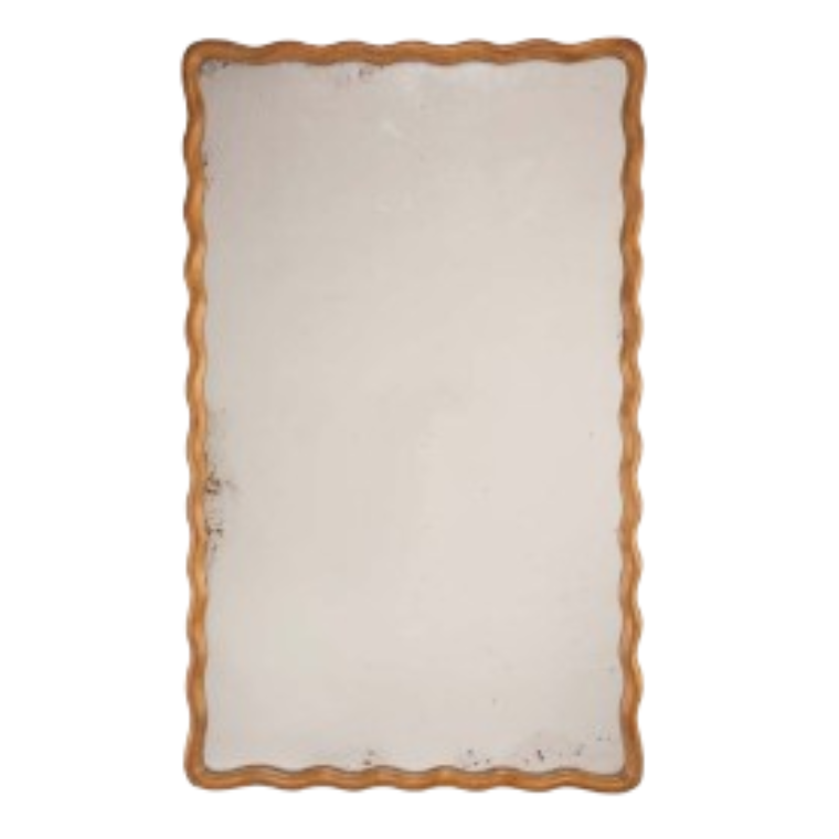 Niermann Weeks Beaton Gold Leaf Mirror
