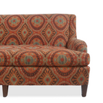 Jonas NY Upholsterer Monte Carlo Sofa with Bursa Suzani Fabric & Custom Pillows