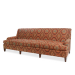 Jonas NY Upholsterer Monte Carlo Sofa with Bursa Suzani Fabric & Custom Pillows