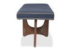 Adrian Pearsall Style Sculptural Walnut Bench