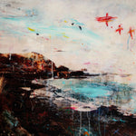 Alberto Sanchez Large Mixed Media Artwork