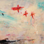 Alberto Sanchez Large Mixed Media Artwork