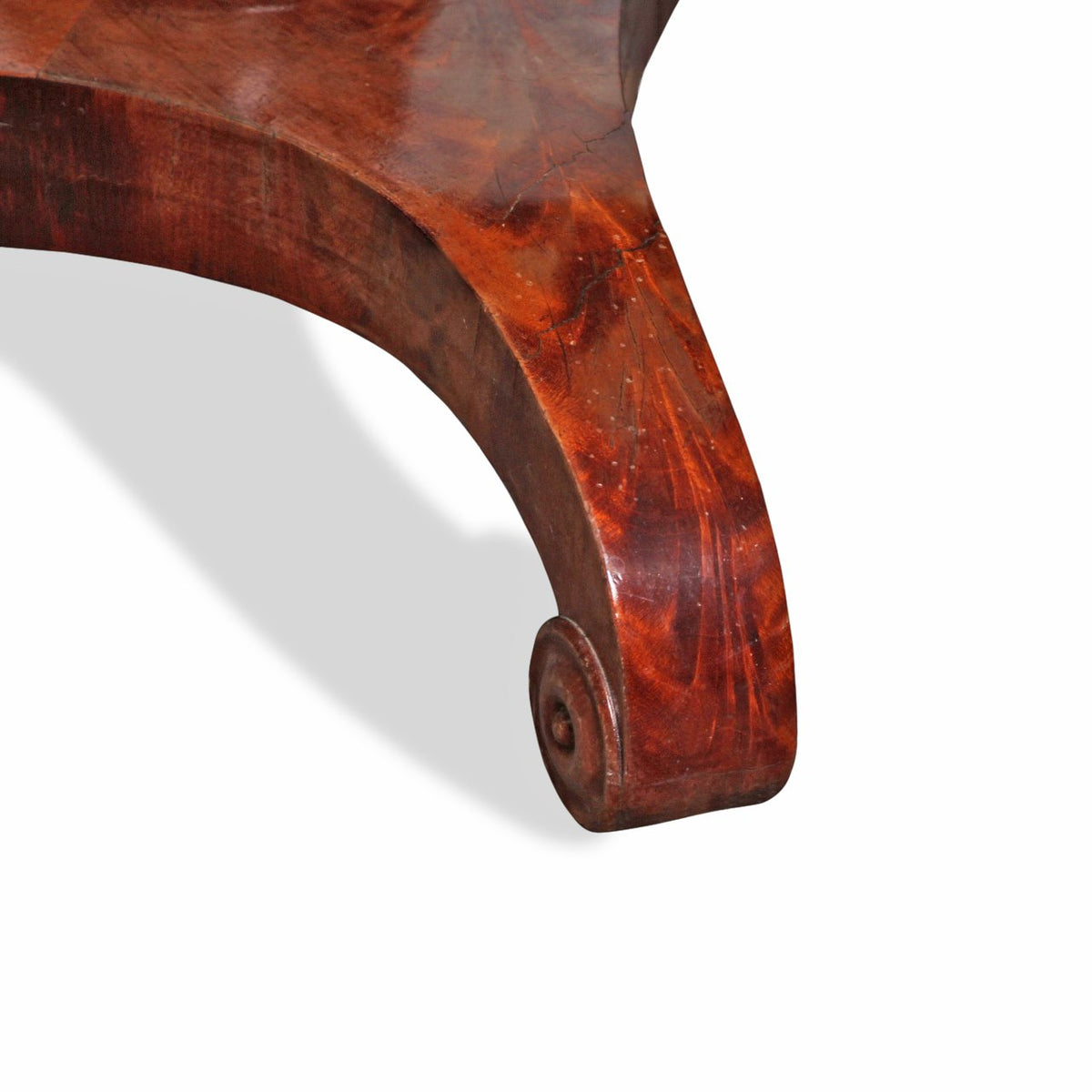 Antique Austrian Mahogany Foldable Game Table
