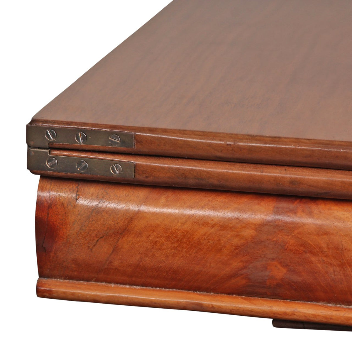 Antique Austrian Mahogany Foldable Game Table