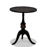 Antique Chinese Chinoiserie Ebonised and Lacquered Side Table