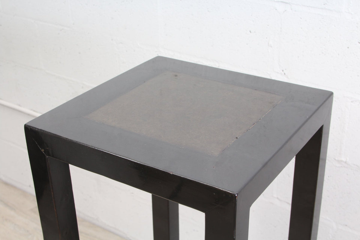 Antique Chinese Pedestal with Stone Top