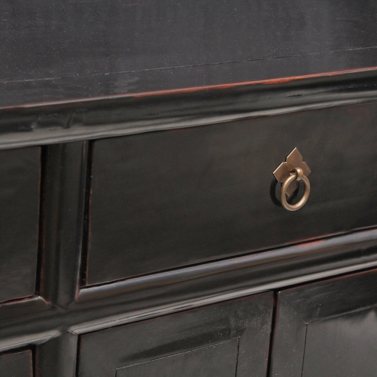 Antique Chinese Sideboard or Media Cabinet, C 1860 from Hobei, Northern China