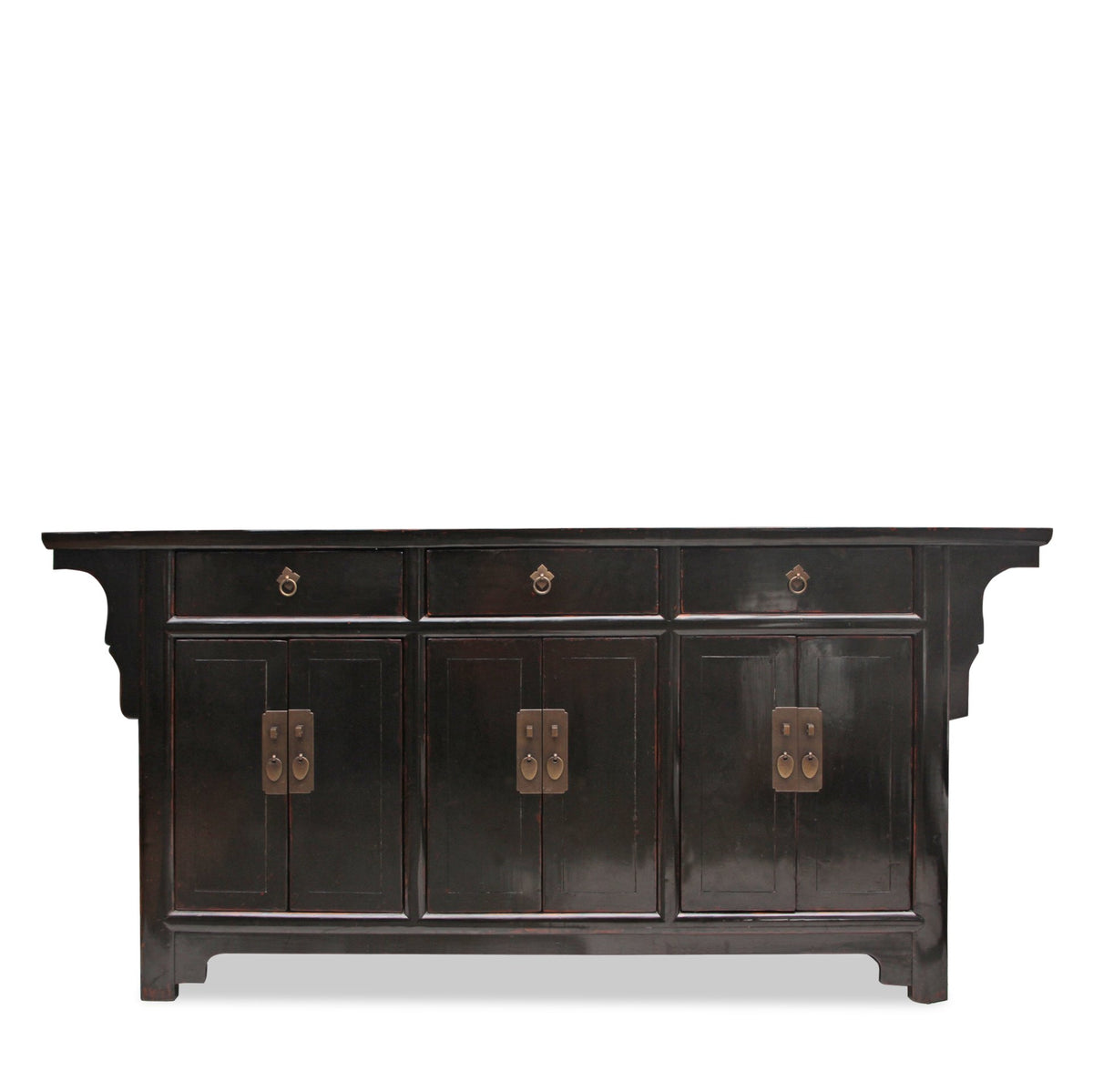 Antique Chinese Sideboard or Media Cabinet, C 1860 from Hobei, Northern China