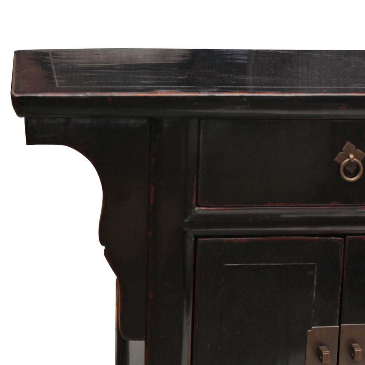 Antique Chinese Sideboard or Media Cabinet, C 1860 from Hobei, Northern China