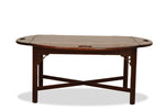 Antique Chippendale Style Mahogany Butler's Tray Coffee Table