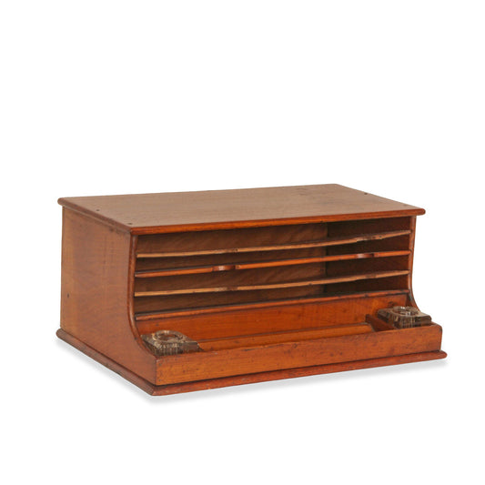 Antique Desk Stationary with Inkwell