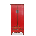 Antique Distressed Elmwood Chinese Ming Armoire