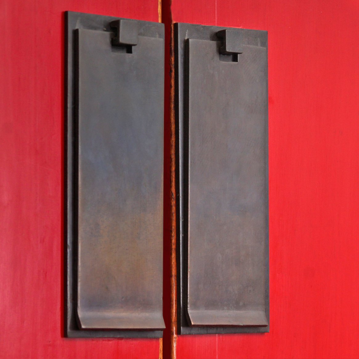 Antique Distressed Elmwood Chinese Ming Armoire