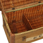 Antique English Wicker Trunk