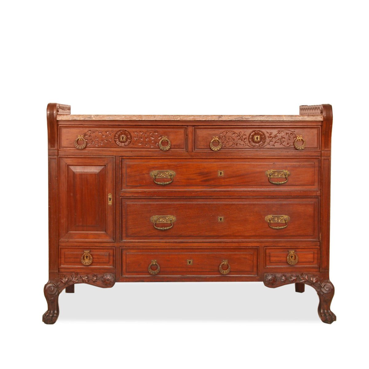 Antique French Empire Commode Chest of Drawers