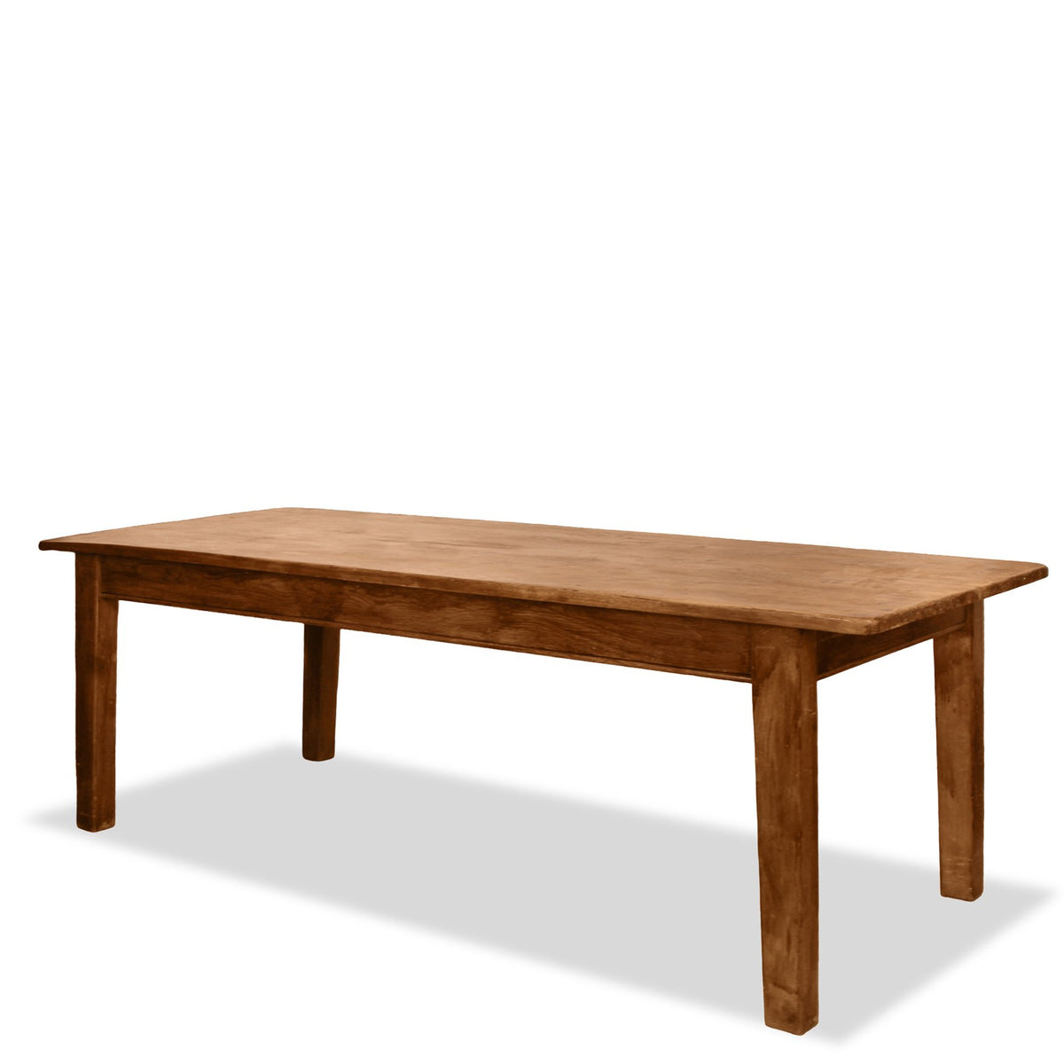 Antique French Farmhouse Rustic Pine Dining Table