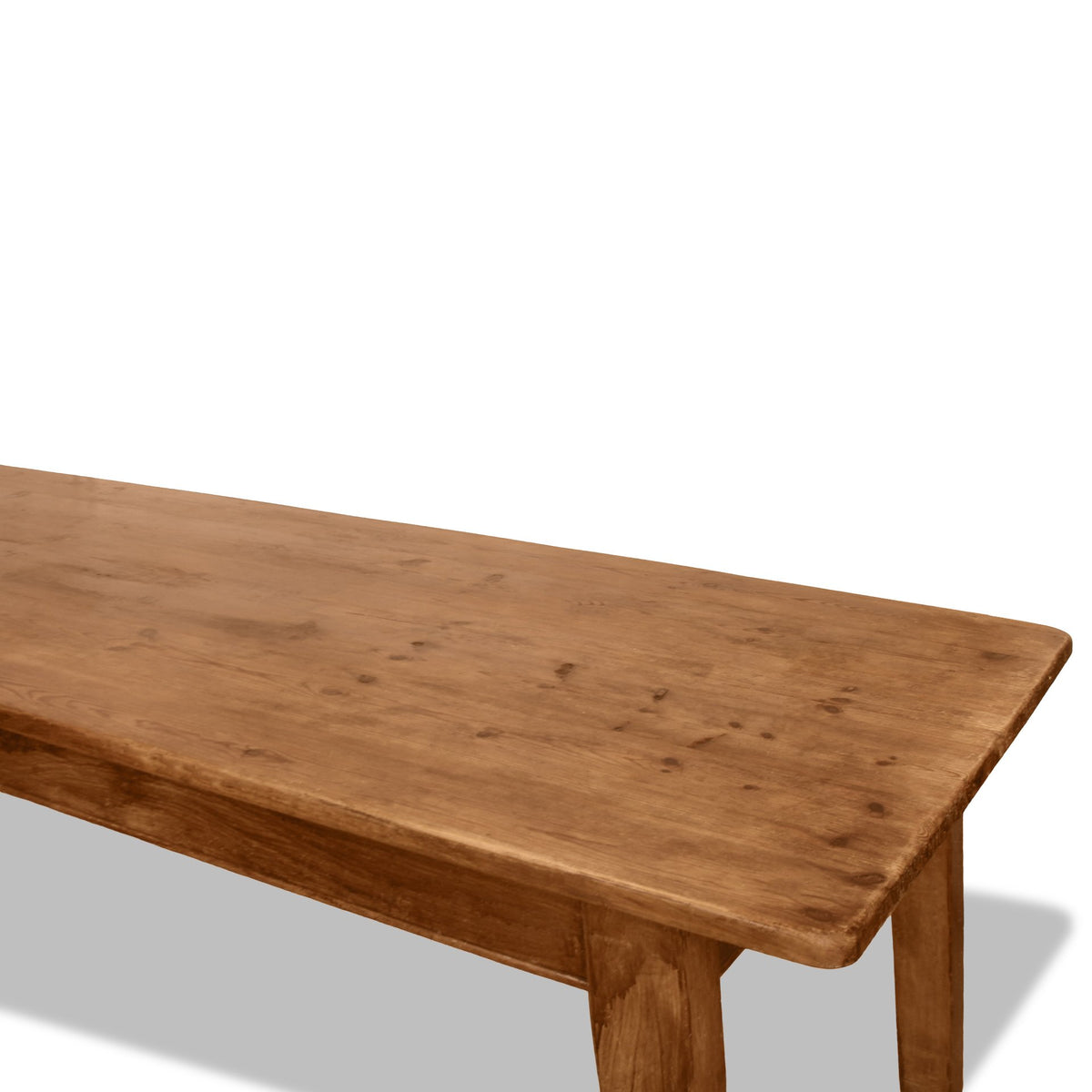 Antique French Farmhouse Rustic Pine Dining Table