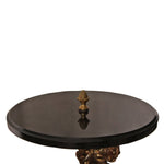 Antique French Marbletop Drinks Table With Brass Cherub Base