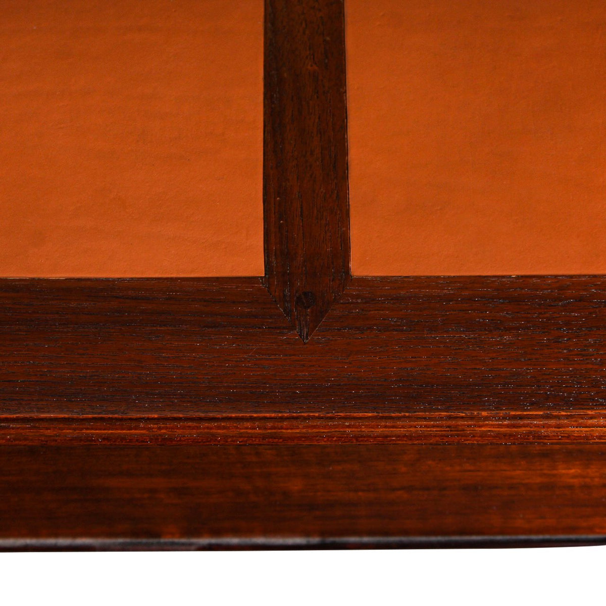 Antique French Writing Desk with Handcarved Spindle Legs and Leather Top