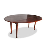 Antique George III Irish Mahogany Drop-Leaf Dining Table