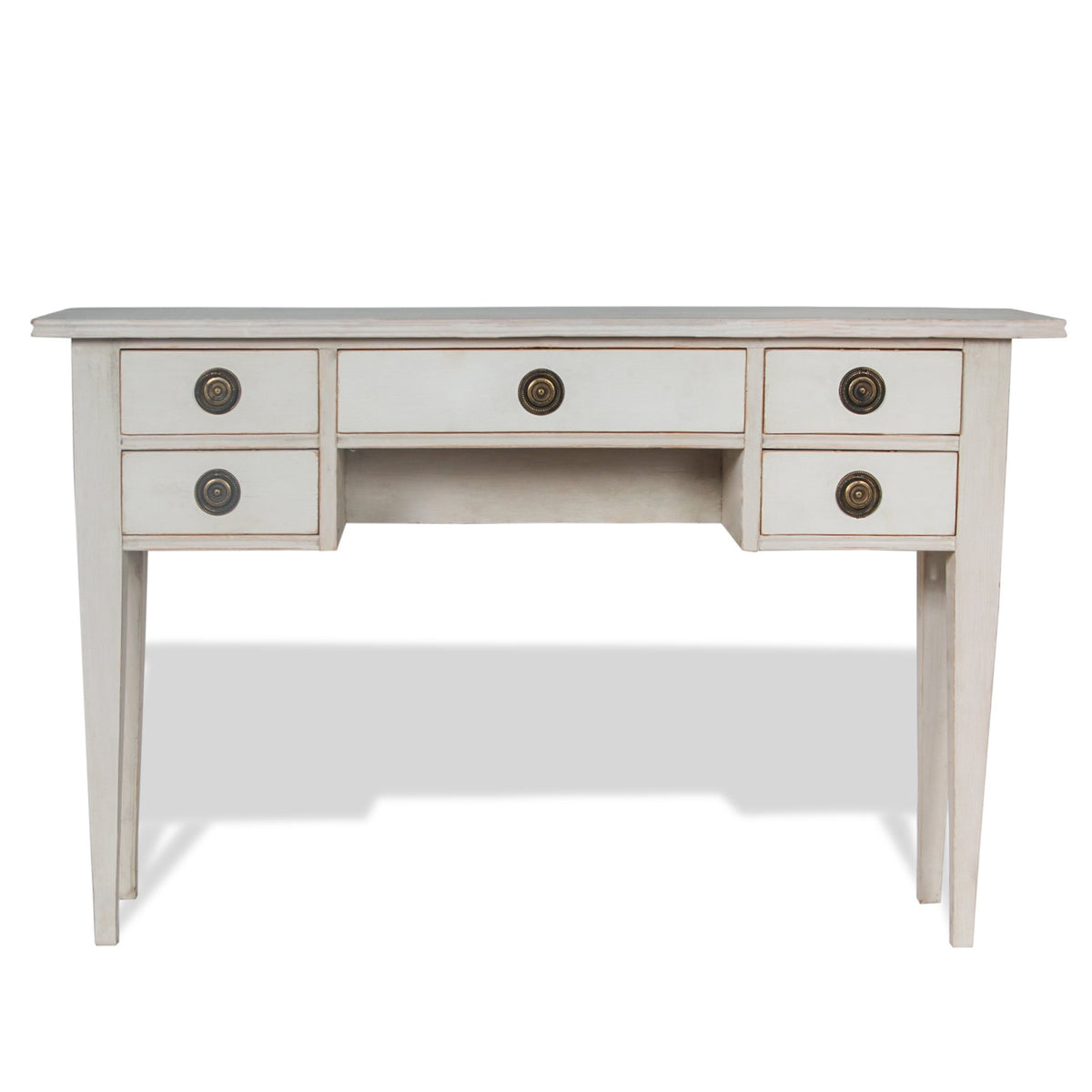 Antique Gustavian Style Handpainted Swedish Vanity Desk