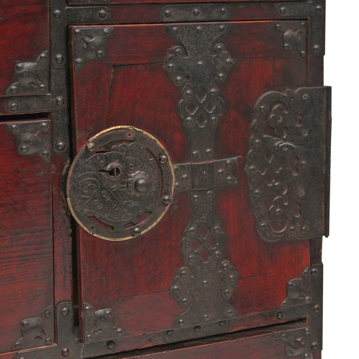 Antique Japanese Meiji Period in Sendai Isho-Dansu StyleTansu Clothing Chest, 19th C