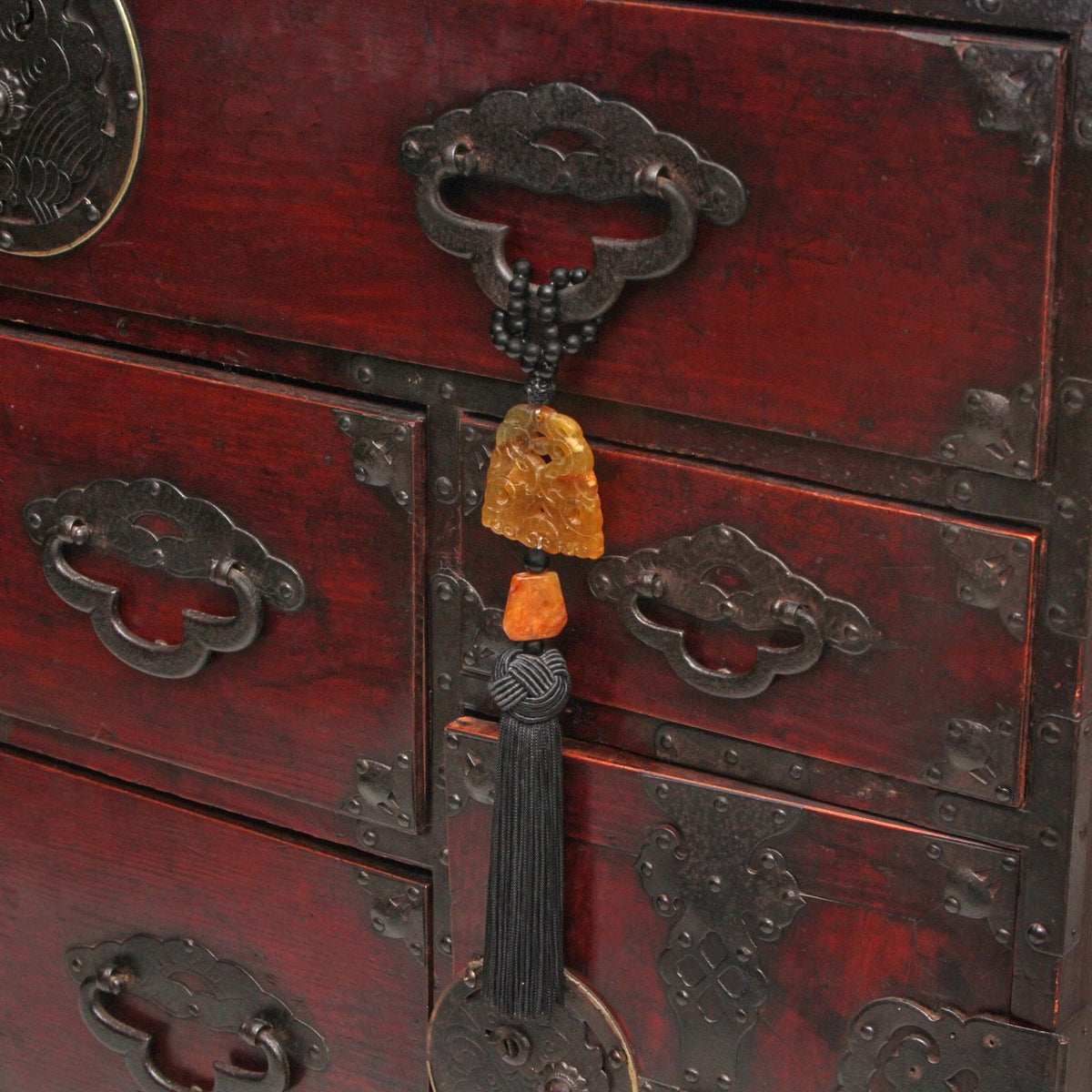 Antique Japanese Meiji Period in Sendai Isho-Dansu StyleTansu Clothing Chest, 19th C