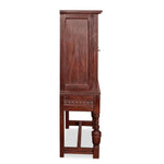 Antique Lord and Taylor hand Carved Oak Hutch Cabinet