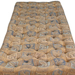 Antique Louis XVI Style Hand Carved Beechwood And Paisley Bench Ottoman Coffee Table 19th Century