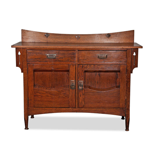 Antique Stickley Mission Oak Arts & Crafts Sideboard Buffet Server
